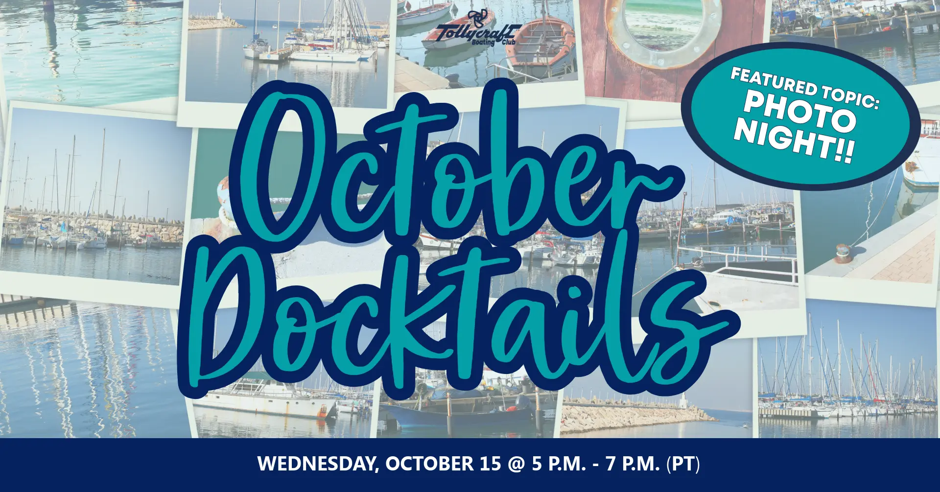 October Zoom Tollycraft Washington Docktails